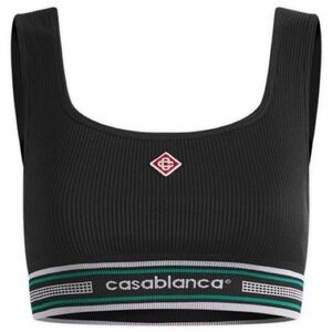 Casablanca crop top, never worn, size L/XL but fits like a S/M